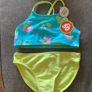 George Blue and Yellow unicorn 🦄 Bikini Set for Active Swim